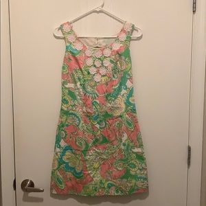 Lilly Pulitzer Nina Chin Chin Elephant Shift Dress